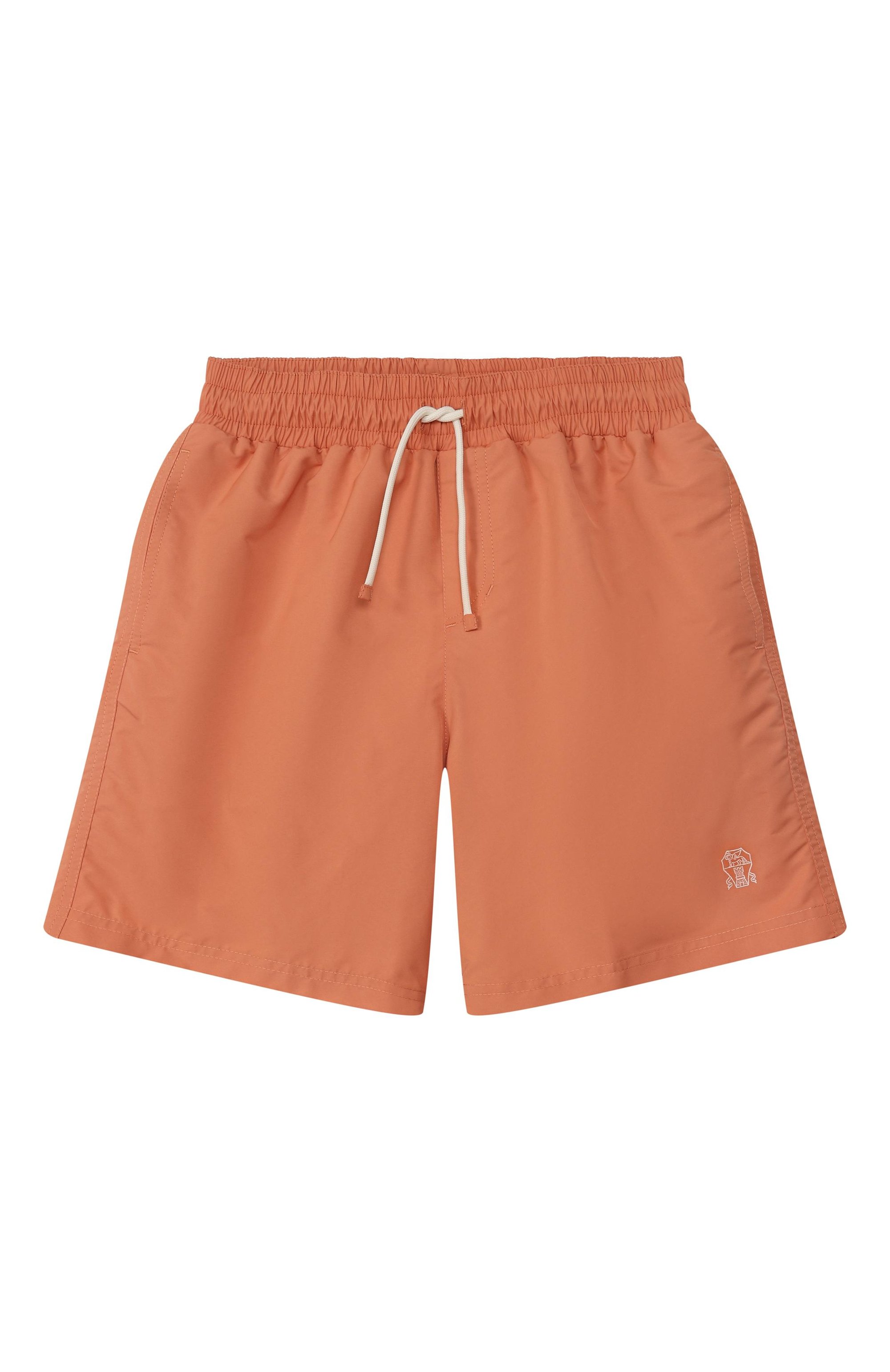Плавки-шорты BRUNELLO CUCINELLI оранжевого цвета по цене 25150 руб., арт. BW817H521A, фото 1 Плавки-шорты BRUNELLO CUCINELLI, арт. BW817H521A, фото 1