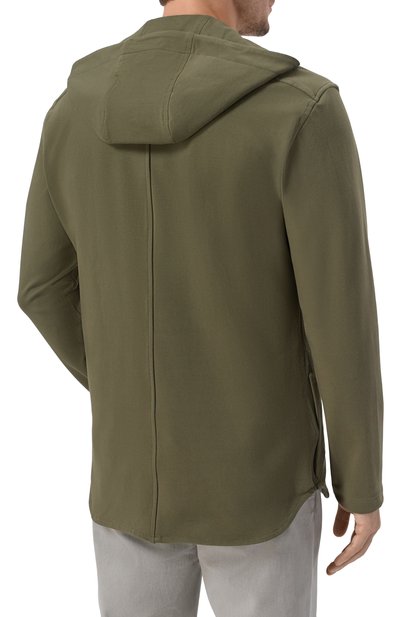 Хлопковая рубашка KITON, арт. UMCPETEH0805284, фото 4