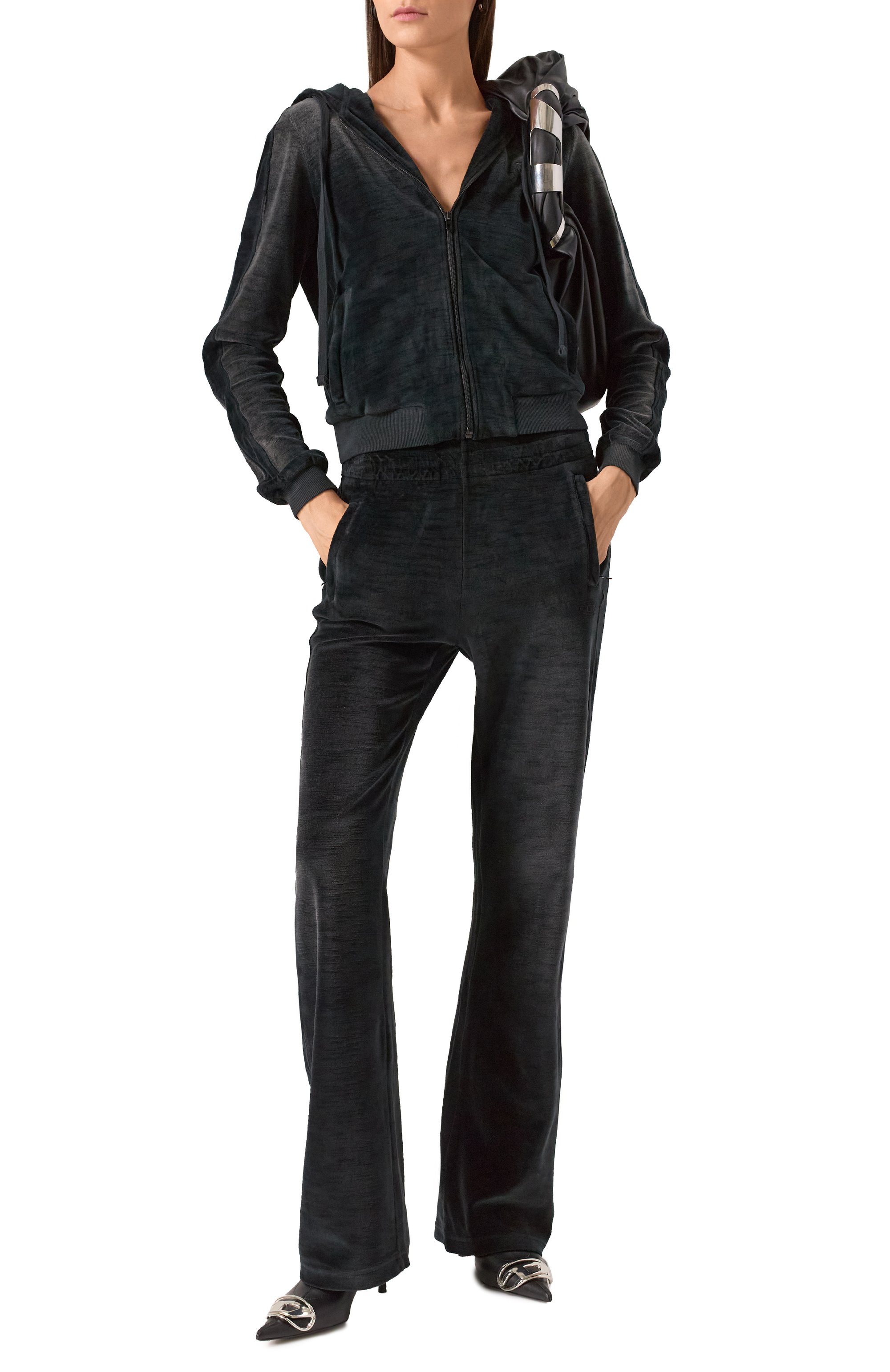 Хлопковые брюки DIESEL, арт. A17698/0BNEI, фото 2