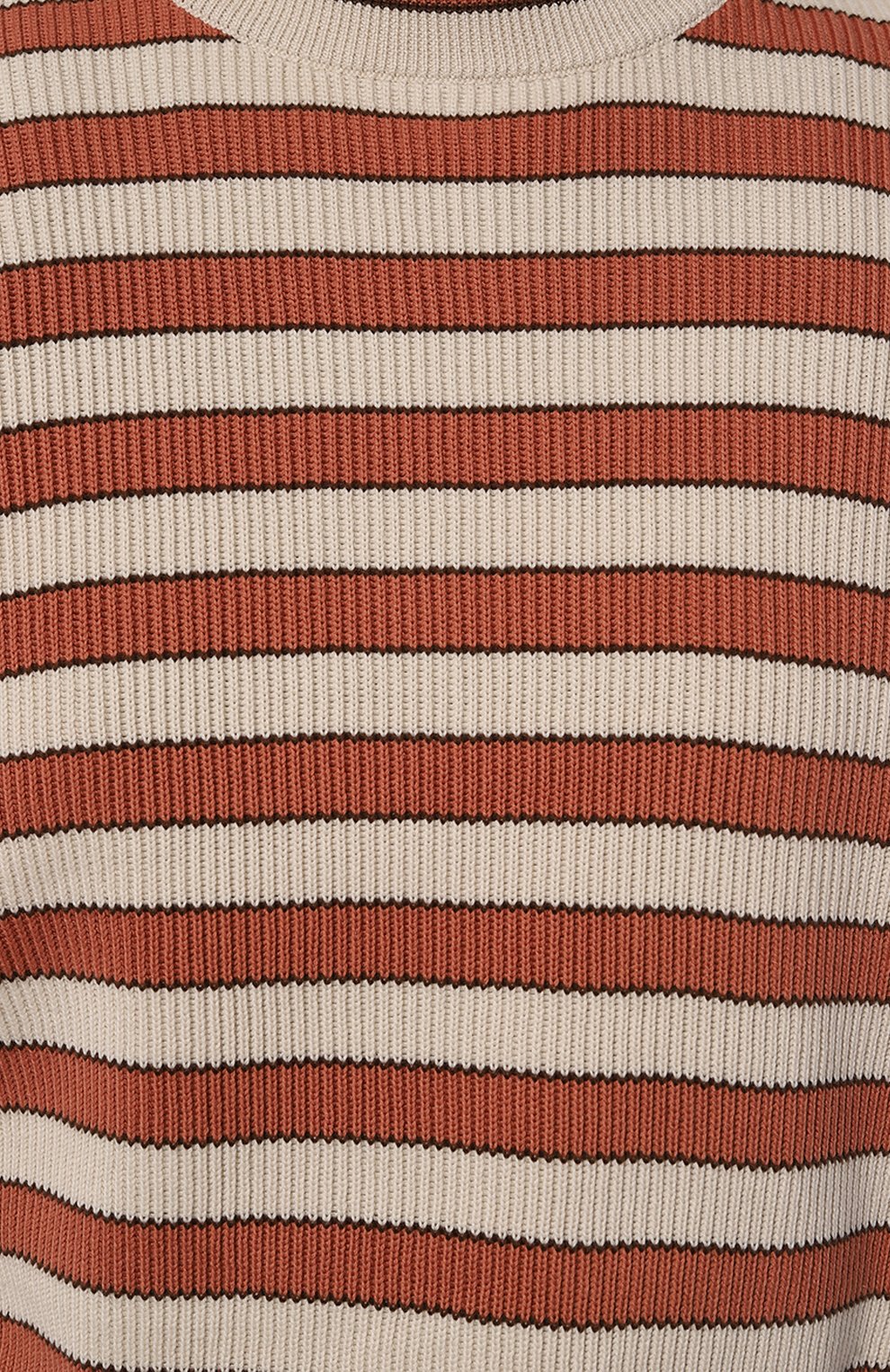 Хлопковый пуловер BRUNELLO CUCINELLI оранжевого цвета по цене 154000 руб., арт. M1919B1331, фото 5 Хлопковый пуловер BRUNELLO CUCINELLI, арт. M1919B1331, фото 5