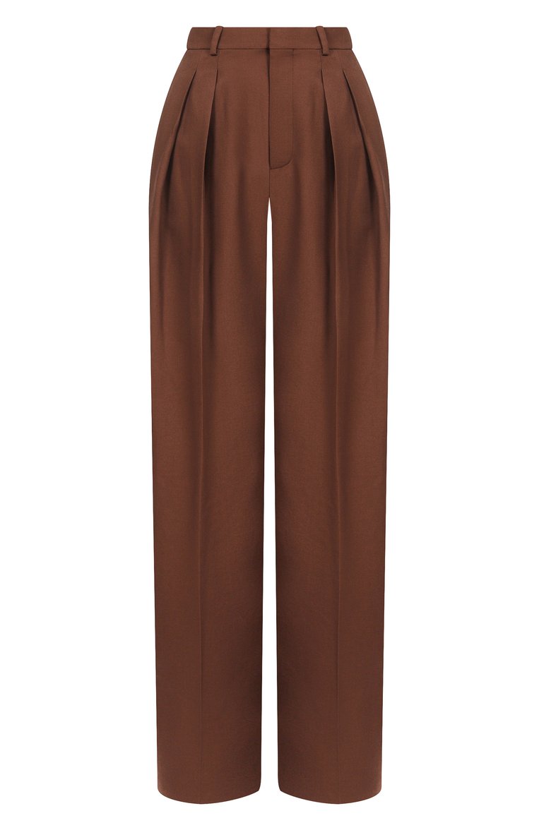 Шерстяные брюки SAINT LAURENT, арт. 824389/Y405W, фото 1
