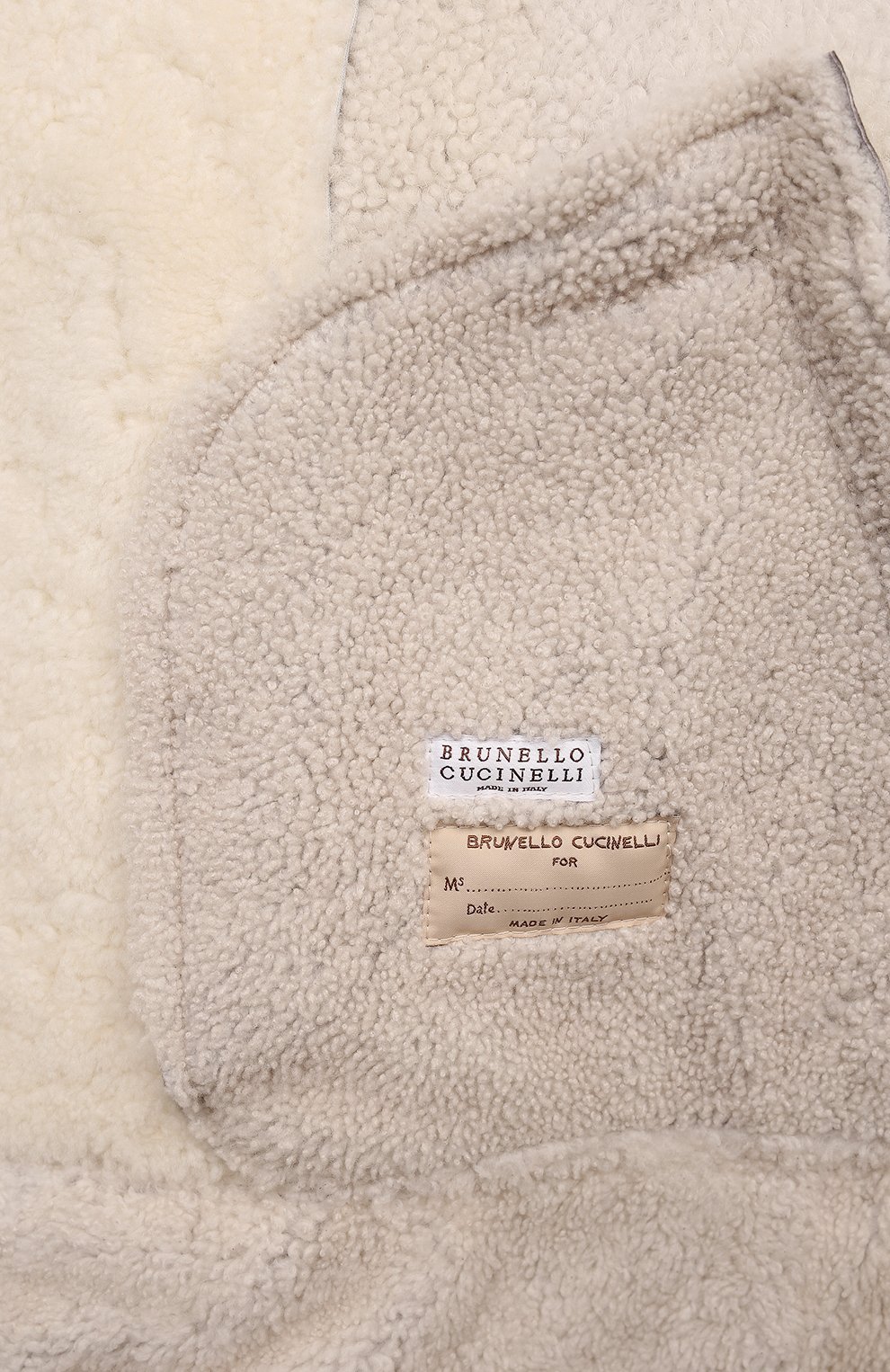 Жилет из овчины BRUNELLO CUCINELLI, арт. MPMGL7940P, фото 6