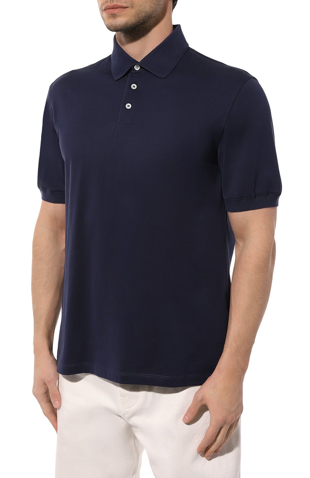 Хлопковое поло BRUNELLO CUCINELLI, арт. M0B138116, фото 3