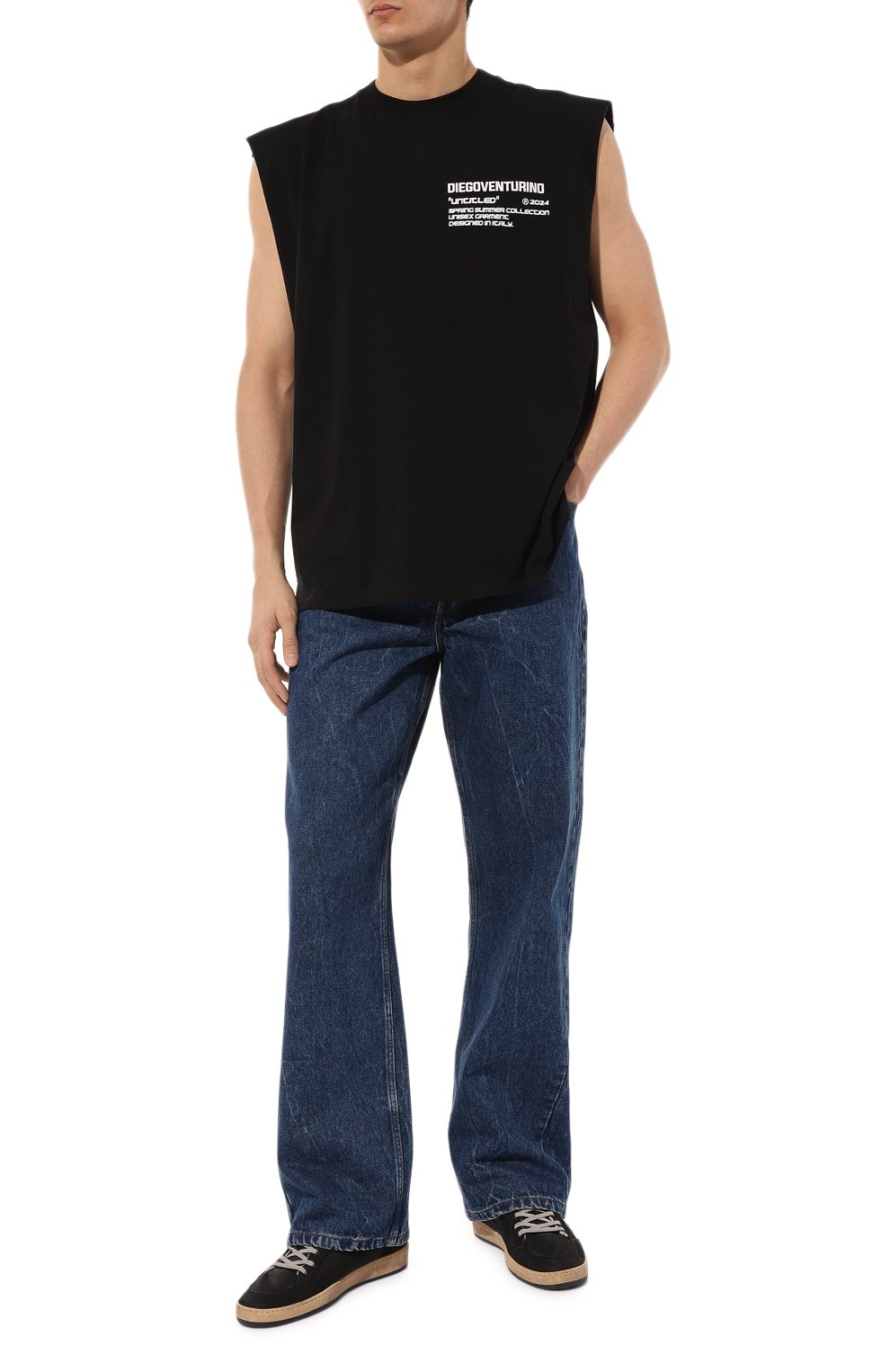 Хлопковая майка DIEGO VENTURINO, арт. D3S4TS-SMBASIC2, фото 2