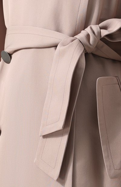 Однотонное двубортное пальто с поясом GIORGIO ARMANI, арт. 8WH0L00C/T009V, фото 5