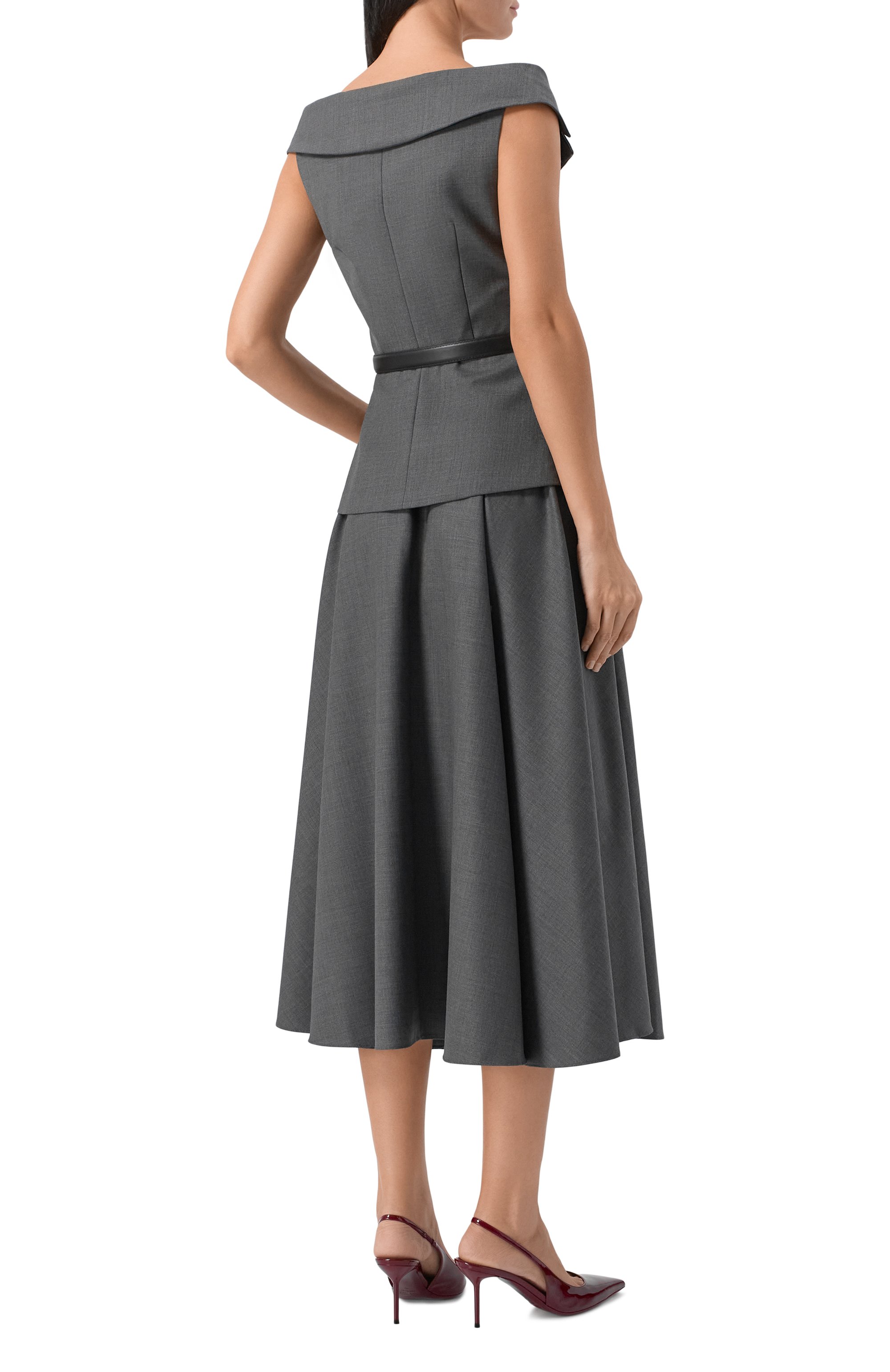 Шерстяное платье SELF-PORTRAIT, арт. AW25090MGR, фото 3