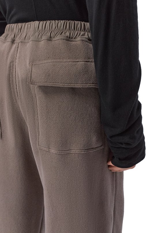 Хлопковые брюки Rick Owens RU01F2378/JNT Серый  RU01F2378/JNT Фото 5