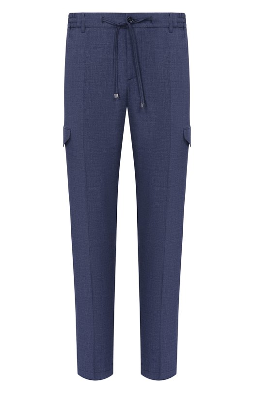 Брюки-карго из шерсти и вискозы Berwich SUB25/ZG1350 Синий SUB25/ZG1350