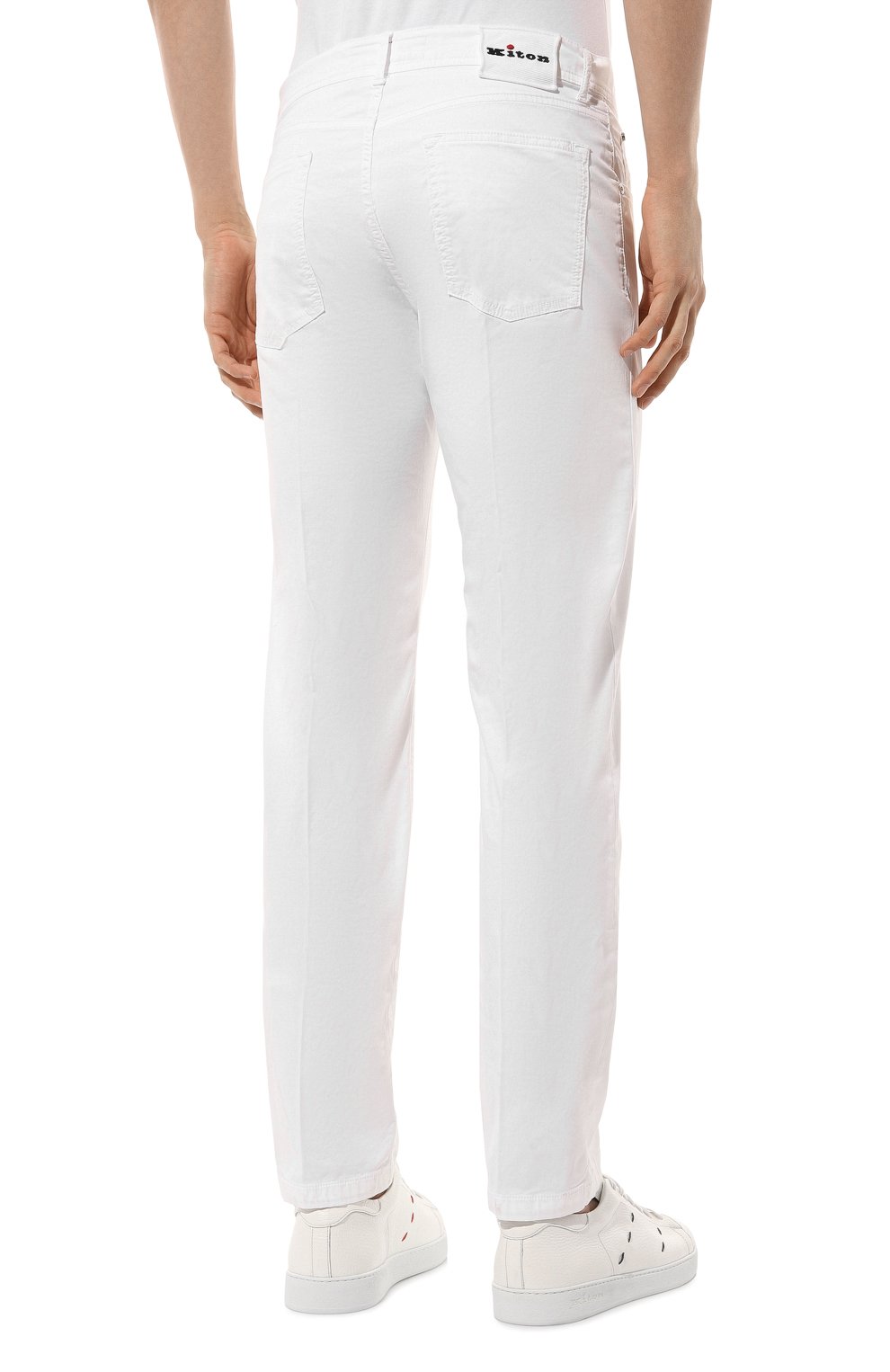 Хлопковые брюки KITON, арт. UPNJSK0600D, фото 4