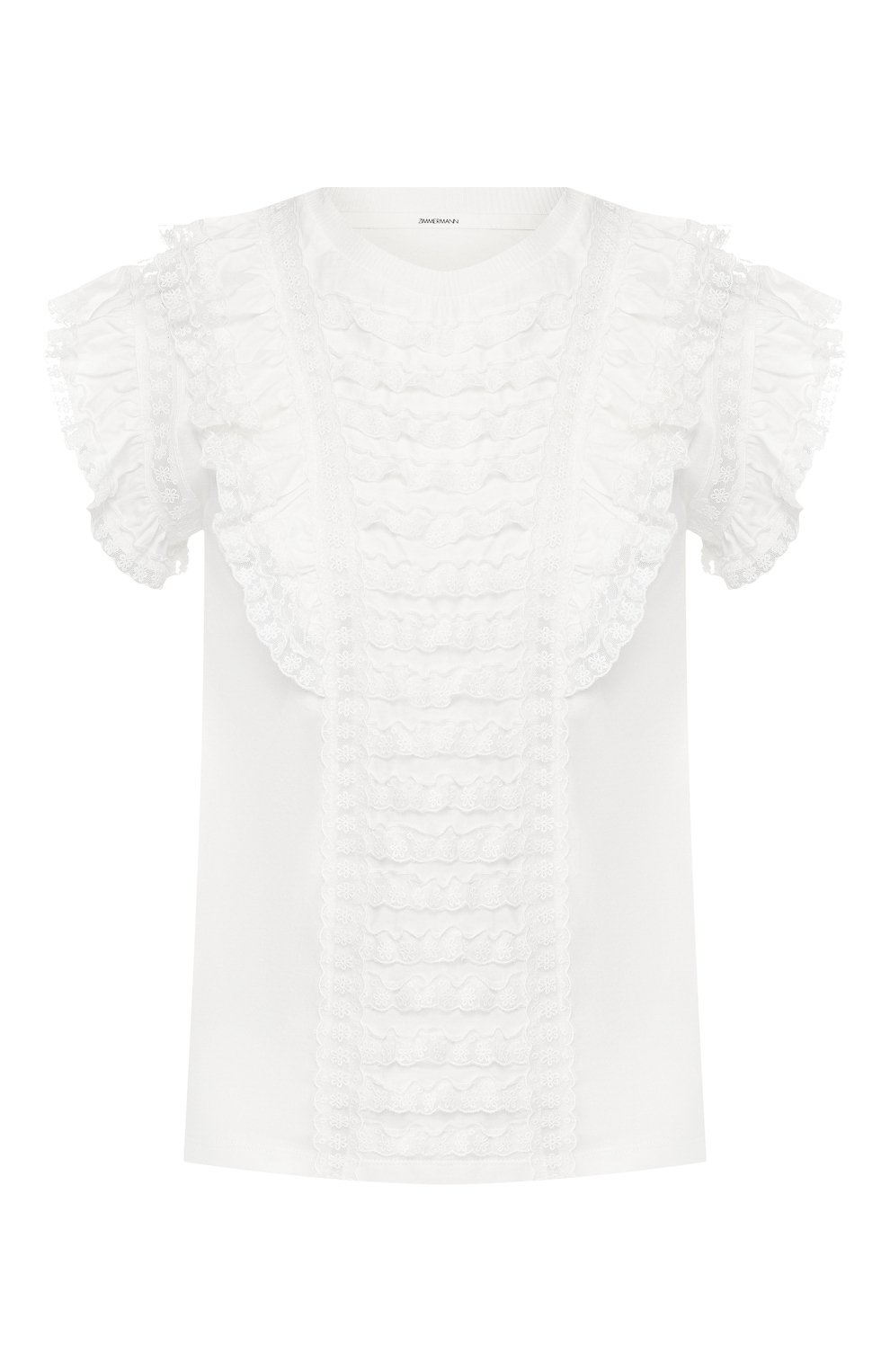 Хлопковый топ ZIMMERMANN, арт. 5391TB0W, фото 1