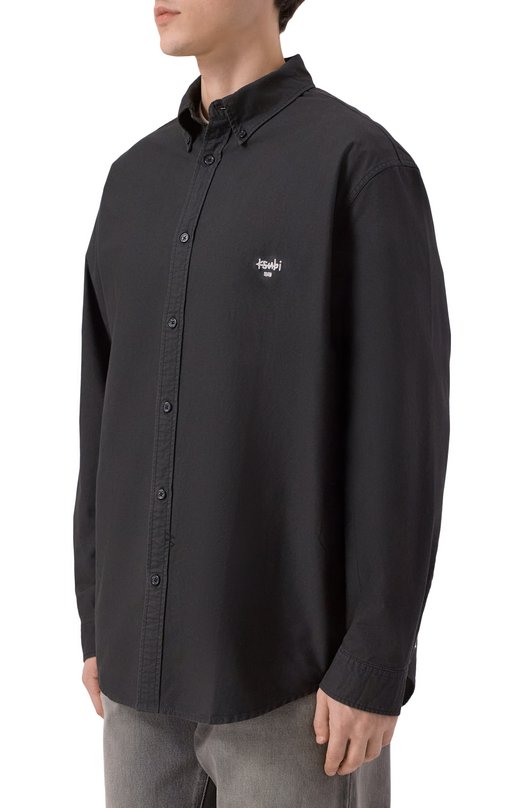 Хлопковая рубашка Ksubi MPF25SH014 Чёрный  MPF25SH014 Фото 3