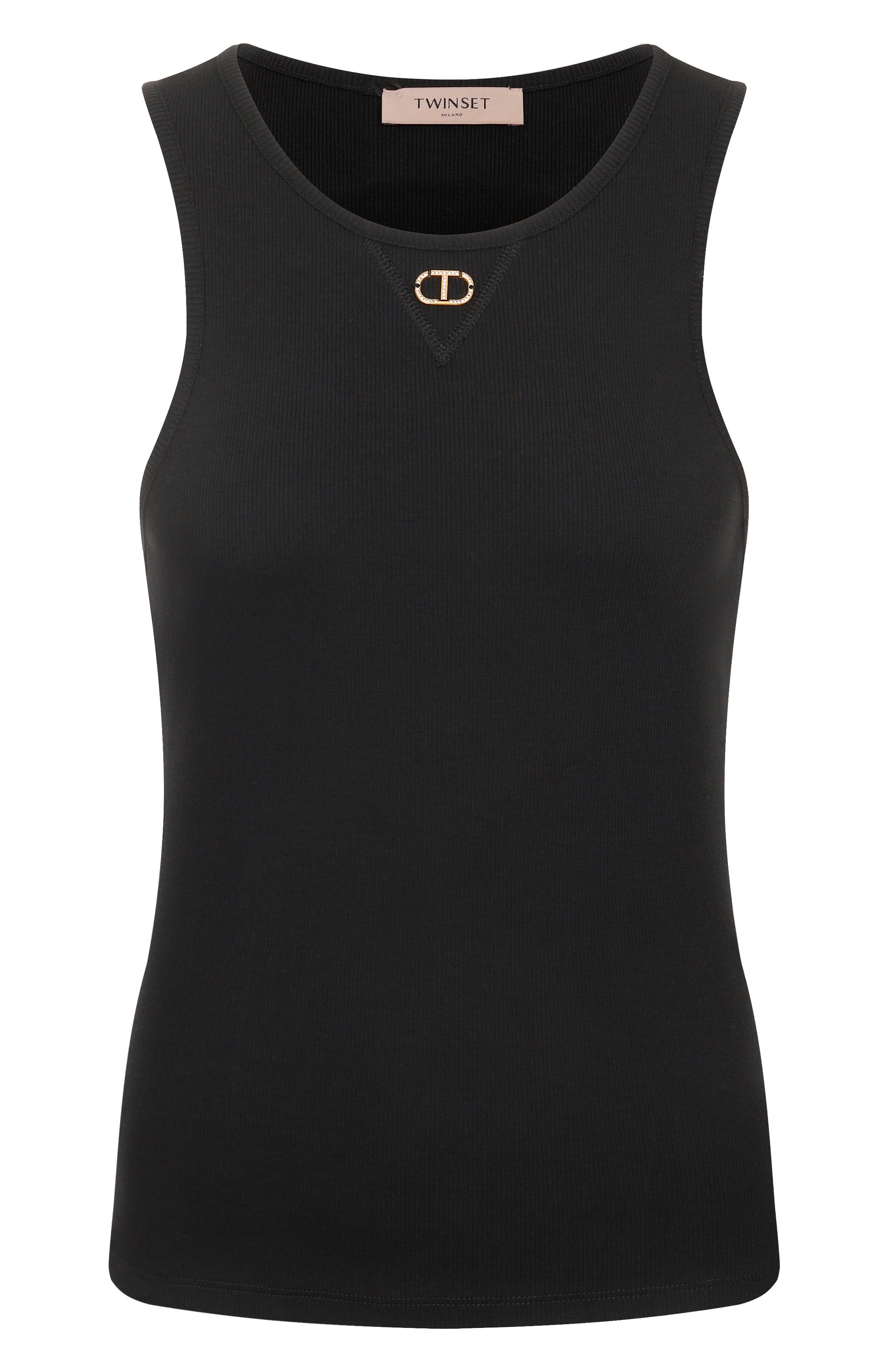 Хлопковая майка TWINSET, арт. 251TP2550, фото 1