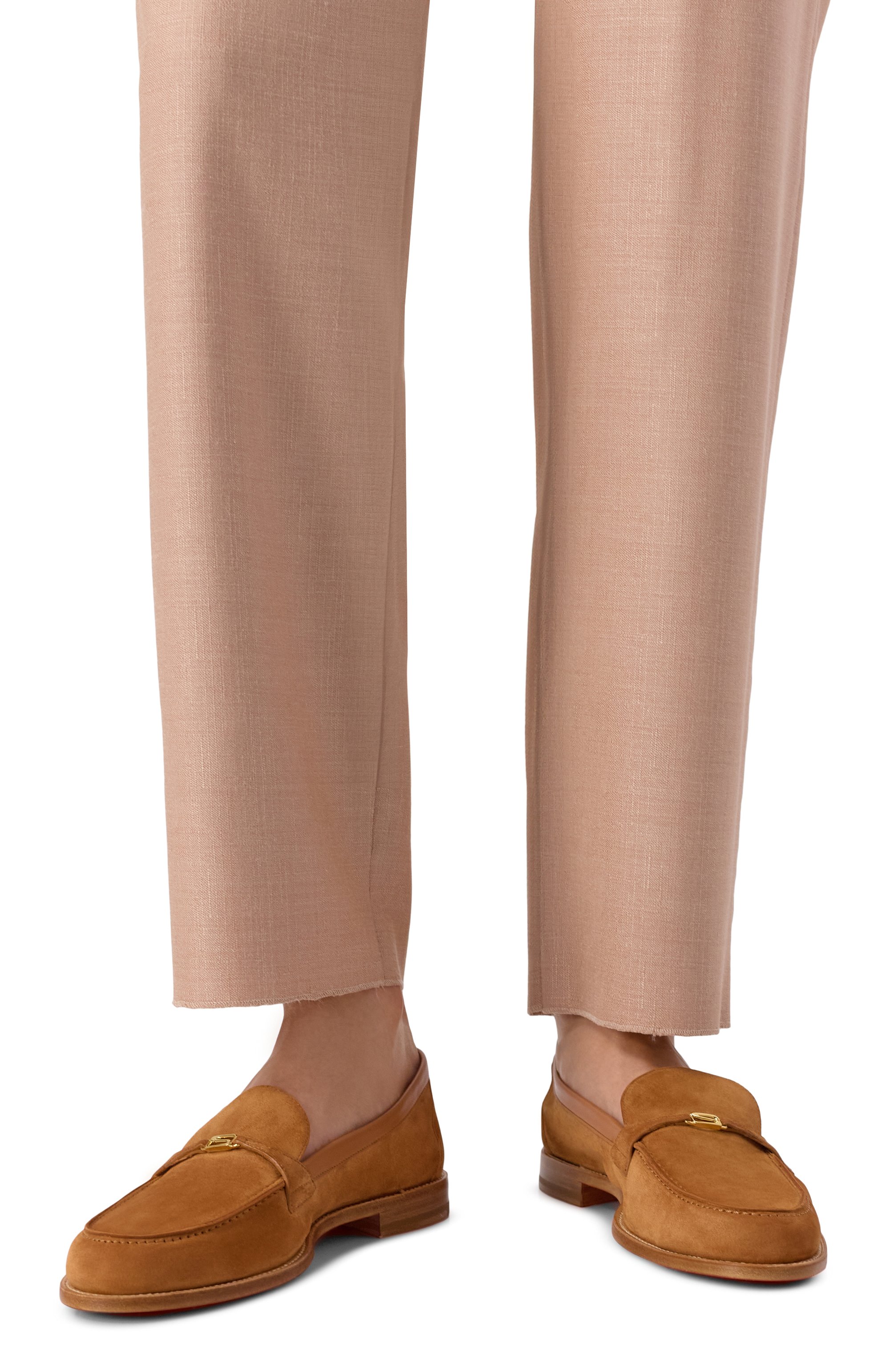 Замшевые лоферы SANTONI, арт. WUWG72069BA2SHMF, фото 2