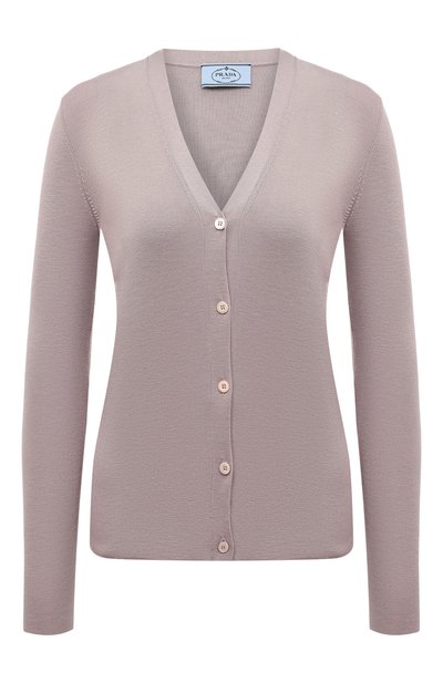Женский кардиган из кашемира и шелка PRADA, арт. 25437-40J-F0203