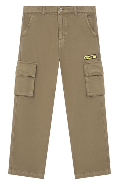 Хлопковые брюки-карго OFF-WHITE, арт. 0BCF008S26FAB001_001