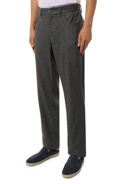 Брюки из шерсти и хлопка ZILLI, арт. J5T201M0221VZG000, фото 3