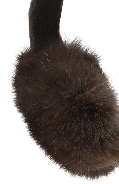 Меховые наушники из норки и соболя VICTORIA KUSENKOVA, арт. 990213504087, фото 3