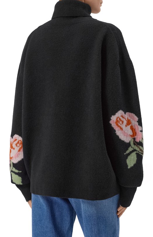 Шерстяной свитер Nanushka FRANNIE Чёрный  FRANNIE Фото 4