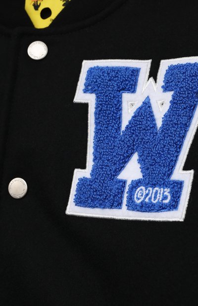 Шерстяной бомбер OFF-WHITE, арт. 0BEH001F22FAB002, фото 3