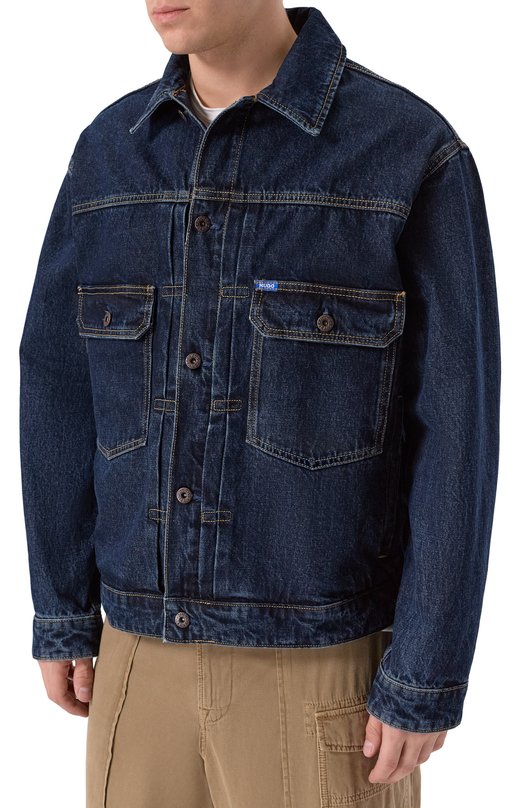 Джинсовая куртка HUGO Blue 50553560 Синий  50553560 Фото 3