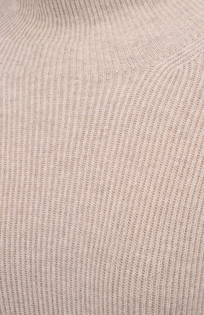 Пуловер NANUSHKA бежевого цвета по цене 35650 руб., арт. PIPPA_BEIGE_RECYCLED CASHMERE KNIT, фото 5 Пуловер NANUSHKA, арт. PIPPA_BEIGE_RECYCLED CASHMERE KNIT, фото 5