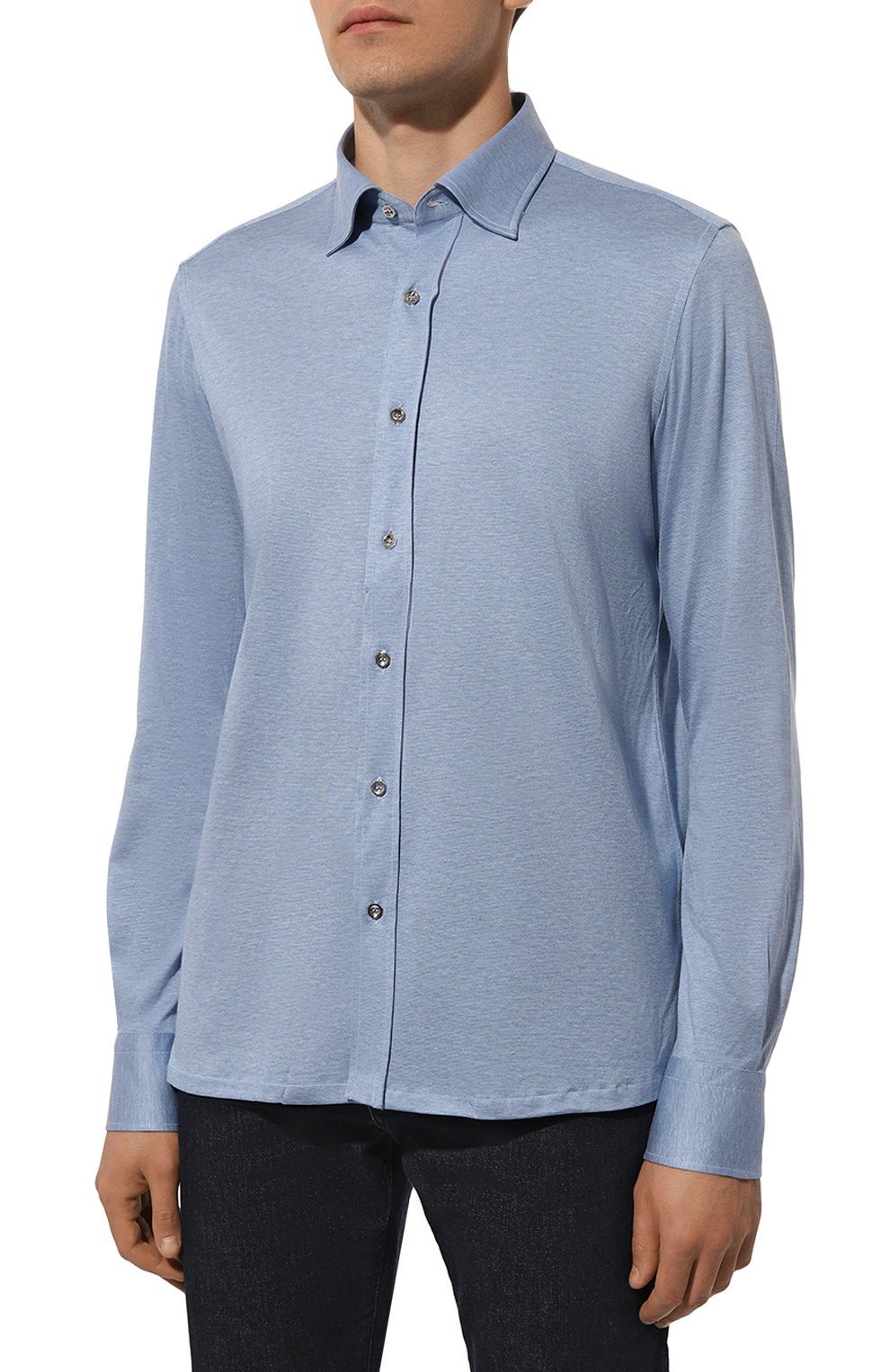 Рубашка из хлопка и шелка STEFANO RICCI, арт. CJ007593/TE2801, фото 3