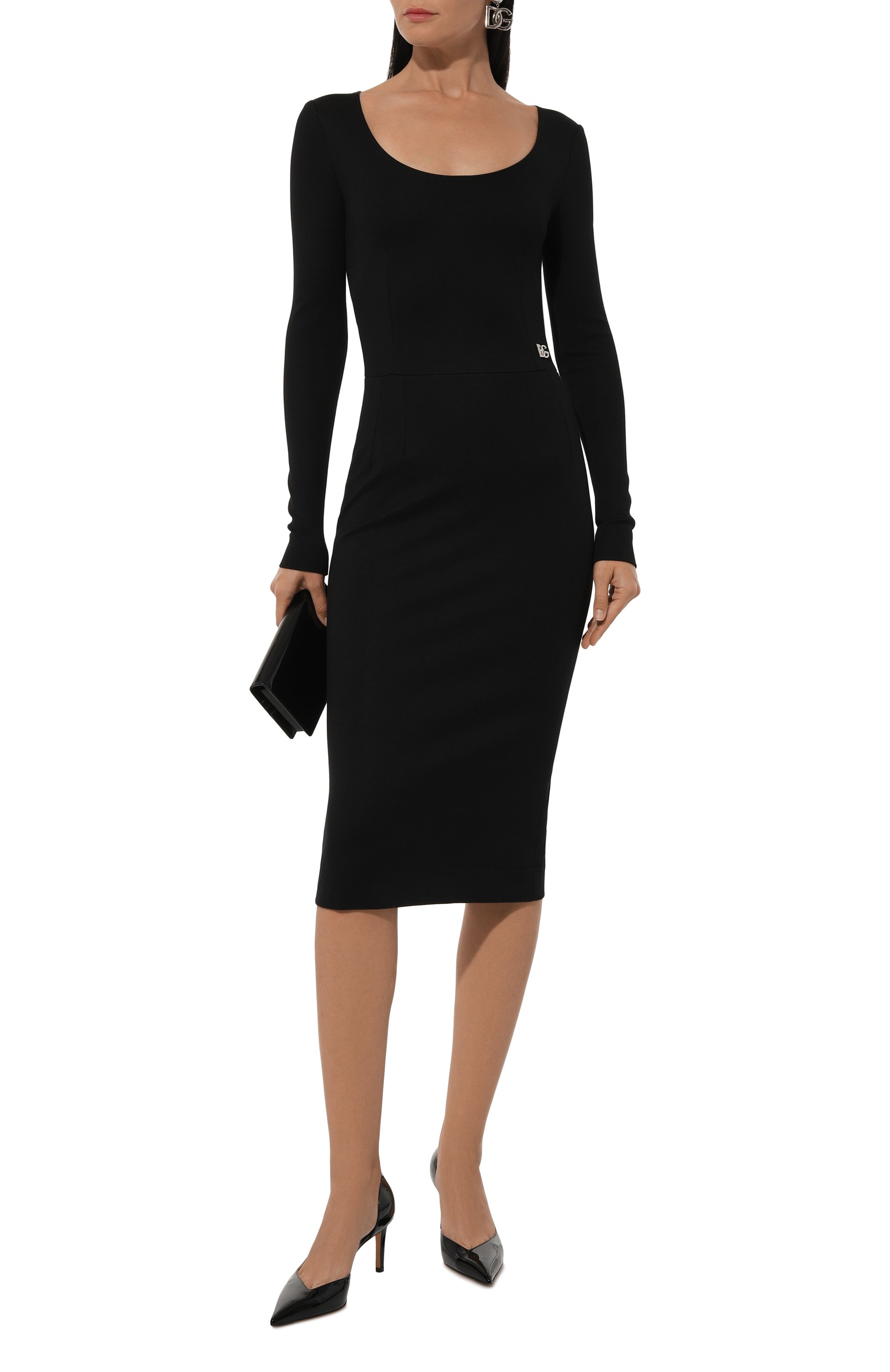 Платье из вискозы DOLCE & GABBANA, арт. F6ARMT/FUGPN, фото 2