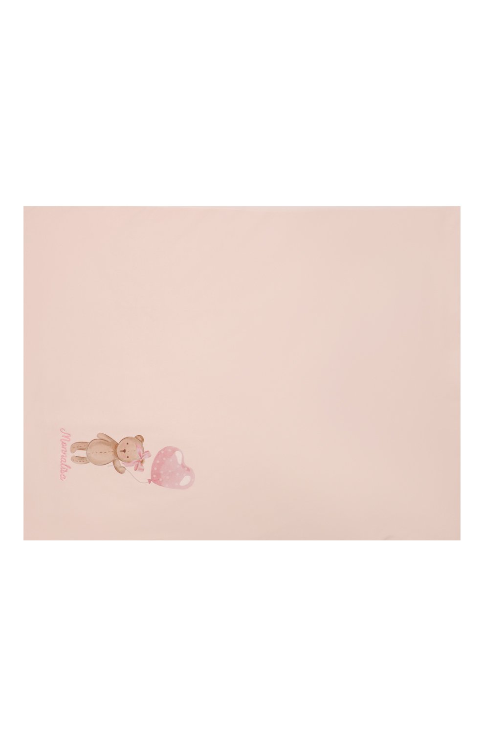 Хлопковое покрывало MONNALISA розового цвета по цене 16065 руб., арт. 35B009, фото 3 Хлопковое покрывало MONNALISA, арт. 35B009, фото 3