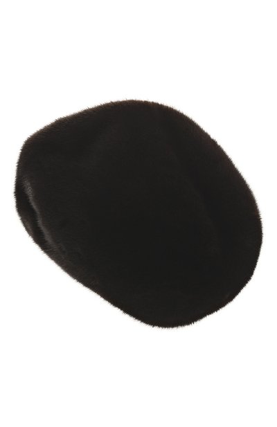 Меховой берет из норки FURLAND черного цвета по цене 80040 руб., арт. 0100900110154300000, фото 3 Меховой берет из норки FURLAND, арт. 0100900110154300000, фото 3