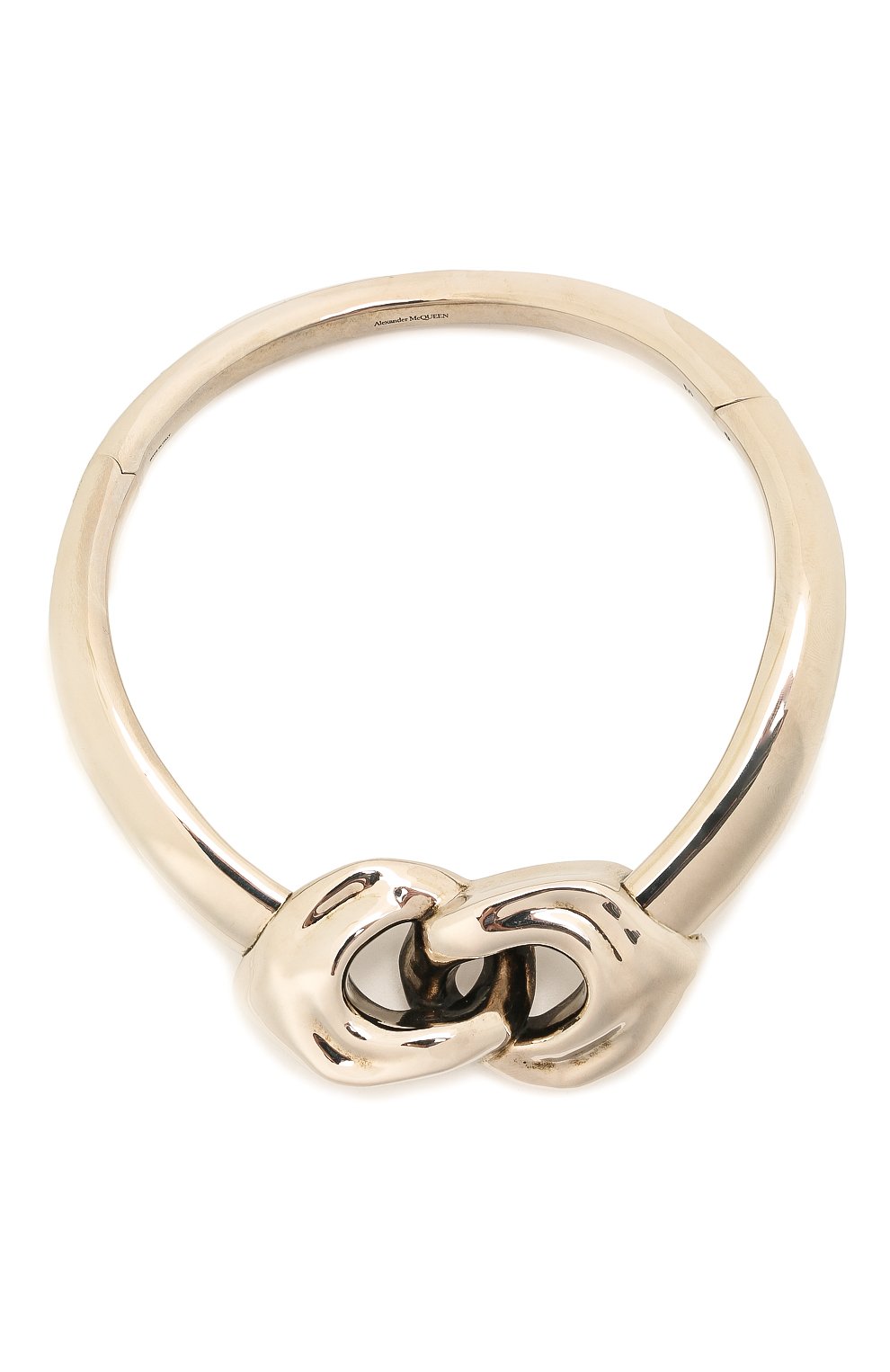 Чокер ALEXANDER MCQUEEN серебряного цвета по цене 191500 руб., арт. 659618/J160Y, фото 1 Чокер ALEXANDER MCQUEEN, арт. 659618/J160Y, фото 1