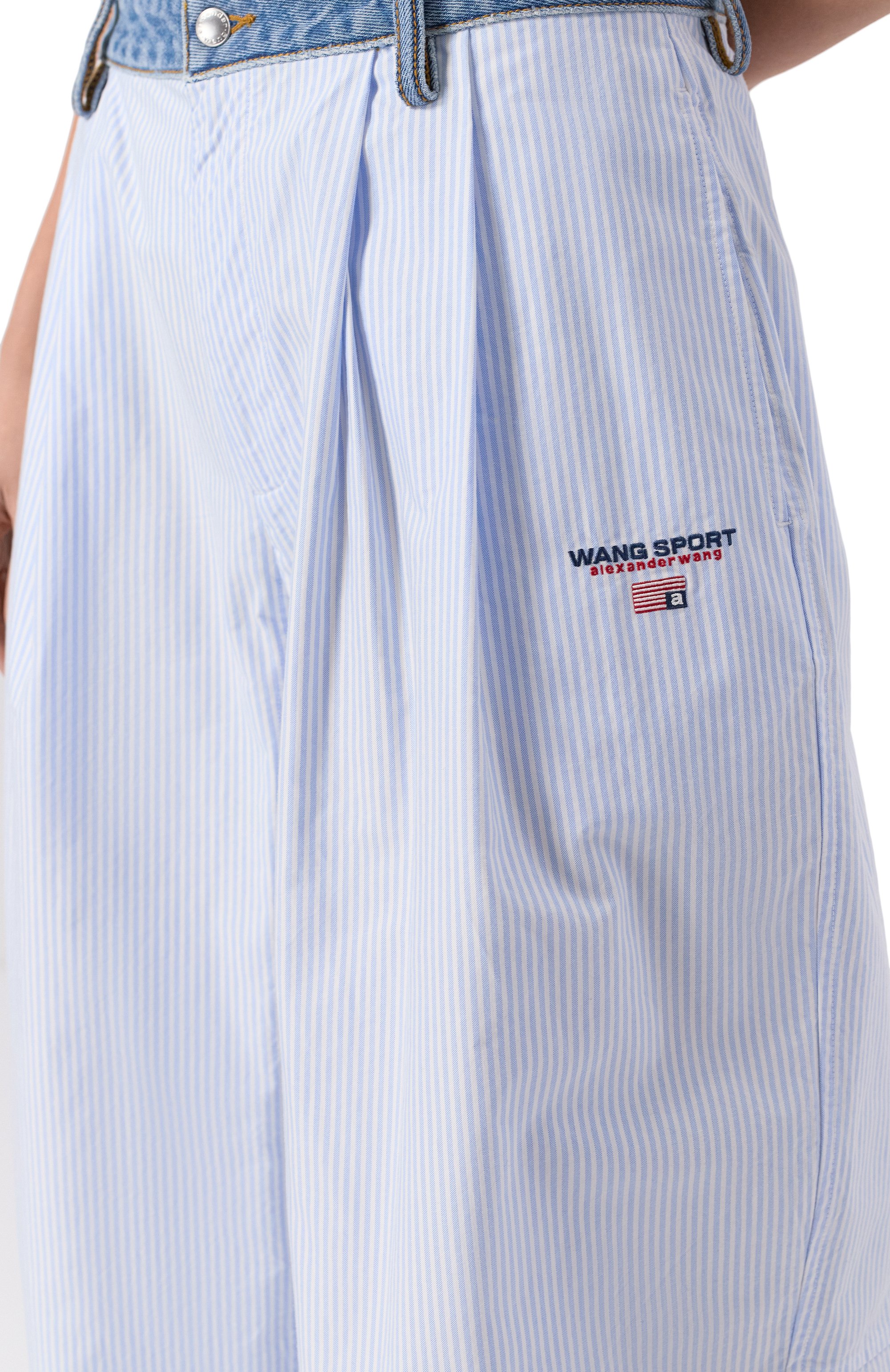 Хлопковые брюки ALEXANDERWANG.T, арт. 4WC2254838, фото 5