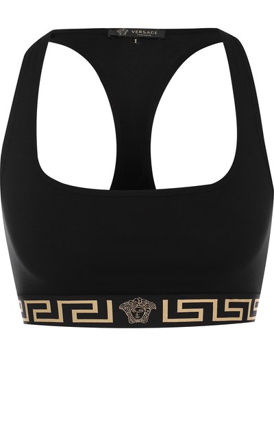 Женский спортивный бюстгальтер с декоративной отделкой VERSACE, арт. AUD01039/AC00058