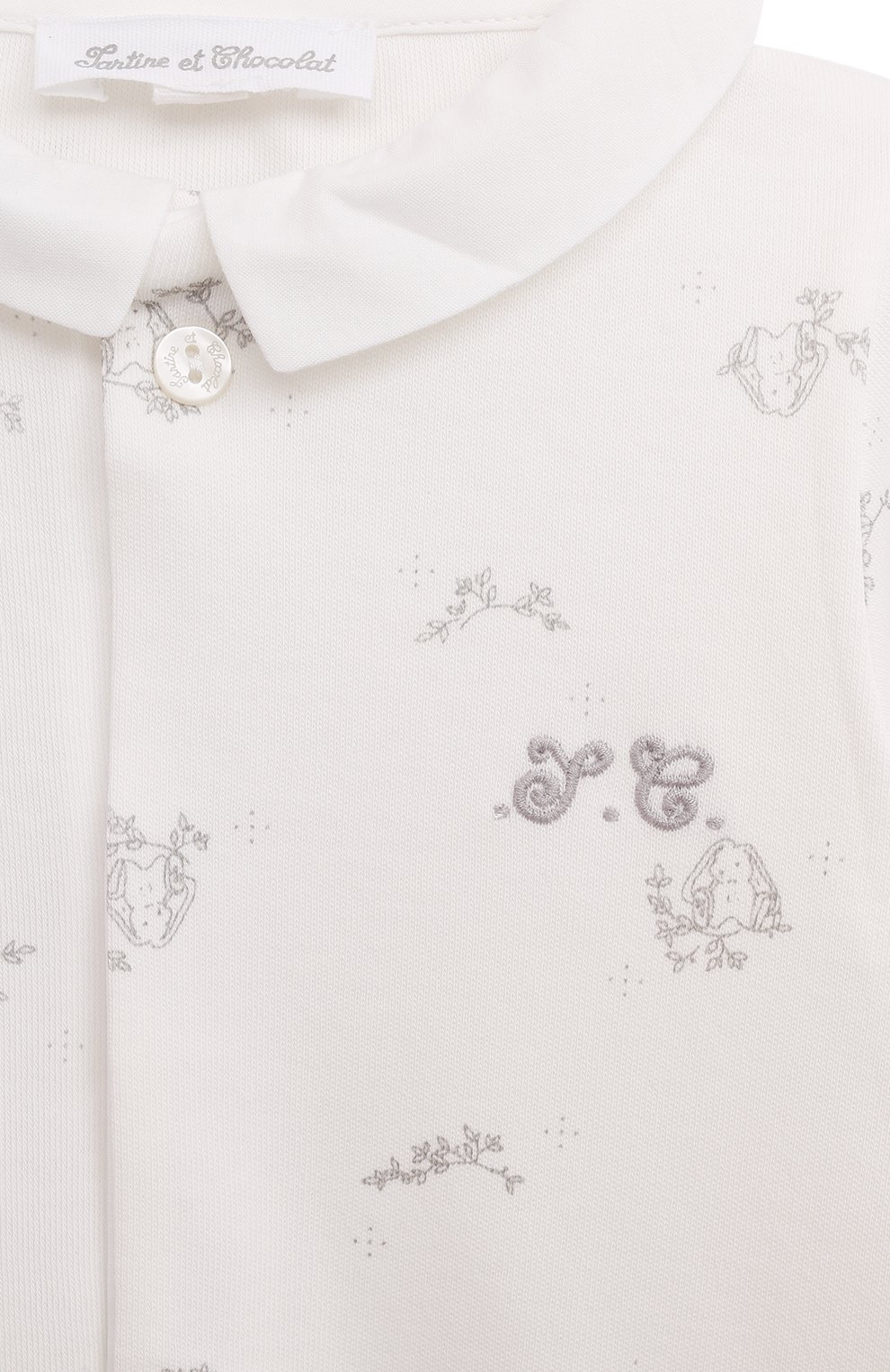 Комбинезон TARTINE ET CHOCOLAT кремового цвета по цене 12600 руб., арт. T954005/18M-3A, фото 3 Комбинезон TARTINE ET CHOCOLAT, арт. T954005/18M-3A, фото 3