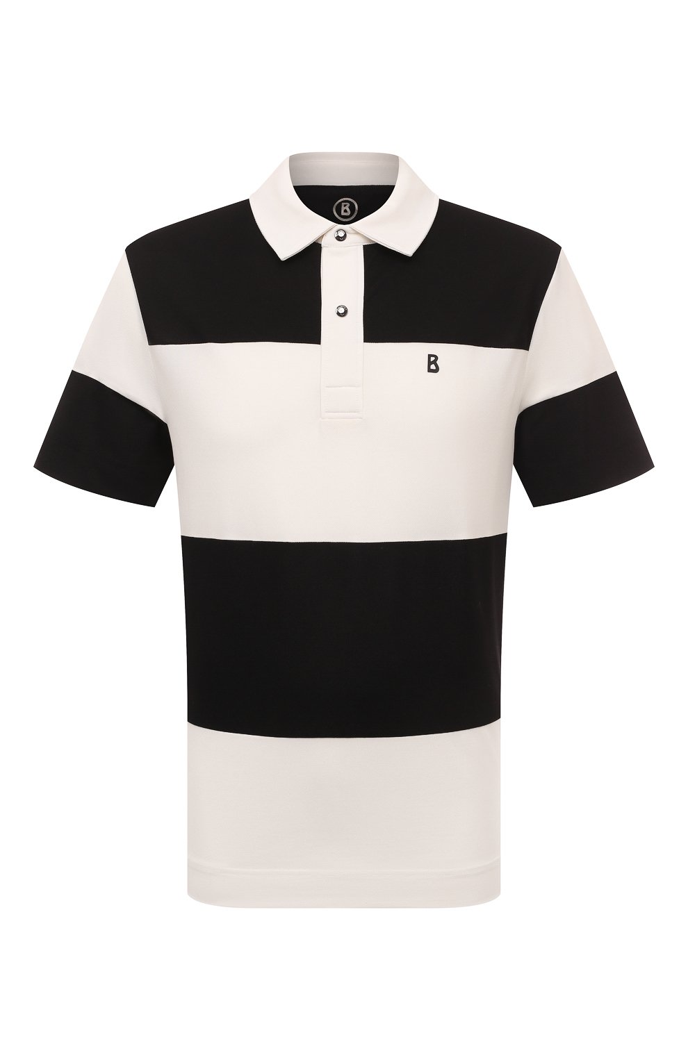 Поло BOGNER черно-белого цвета по цене 16500 руб., арт. 58112727, фото 1 Поло BOGNER, арт. 58112727, фото 1