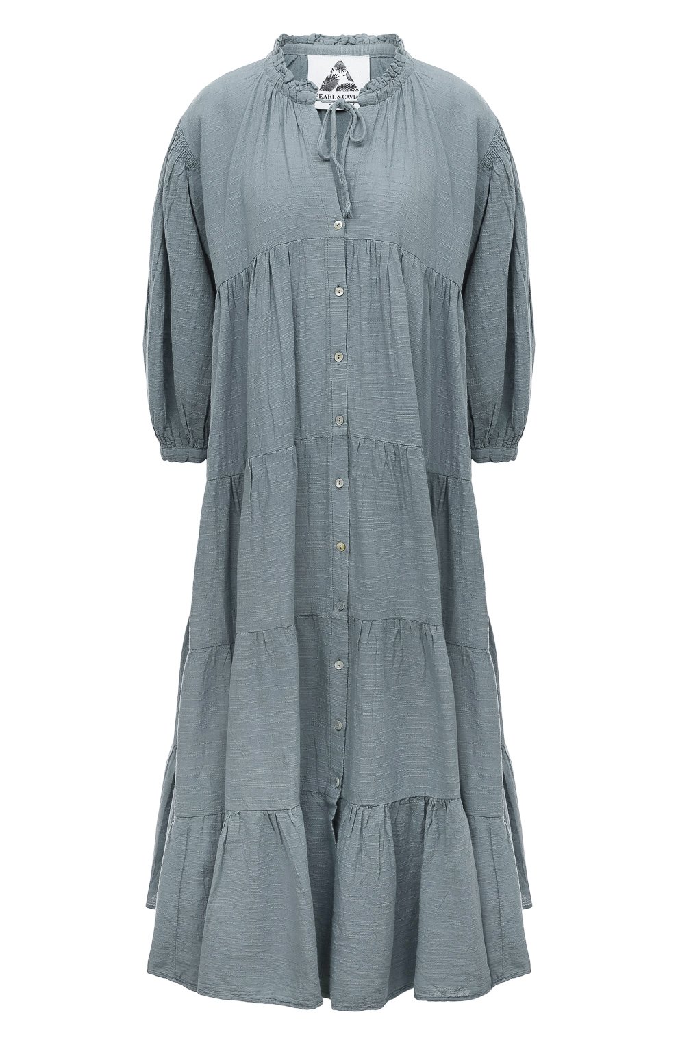 Платье из хлопка и льна PEARL&CAVIAR, арт. S23P6240, фото 1
