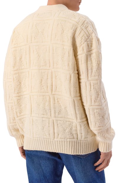 Шерстяной кардиган OFF-WHITE, арт. 0MHB02LF25KNI001, фото 4