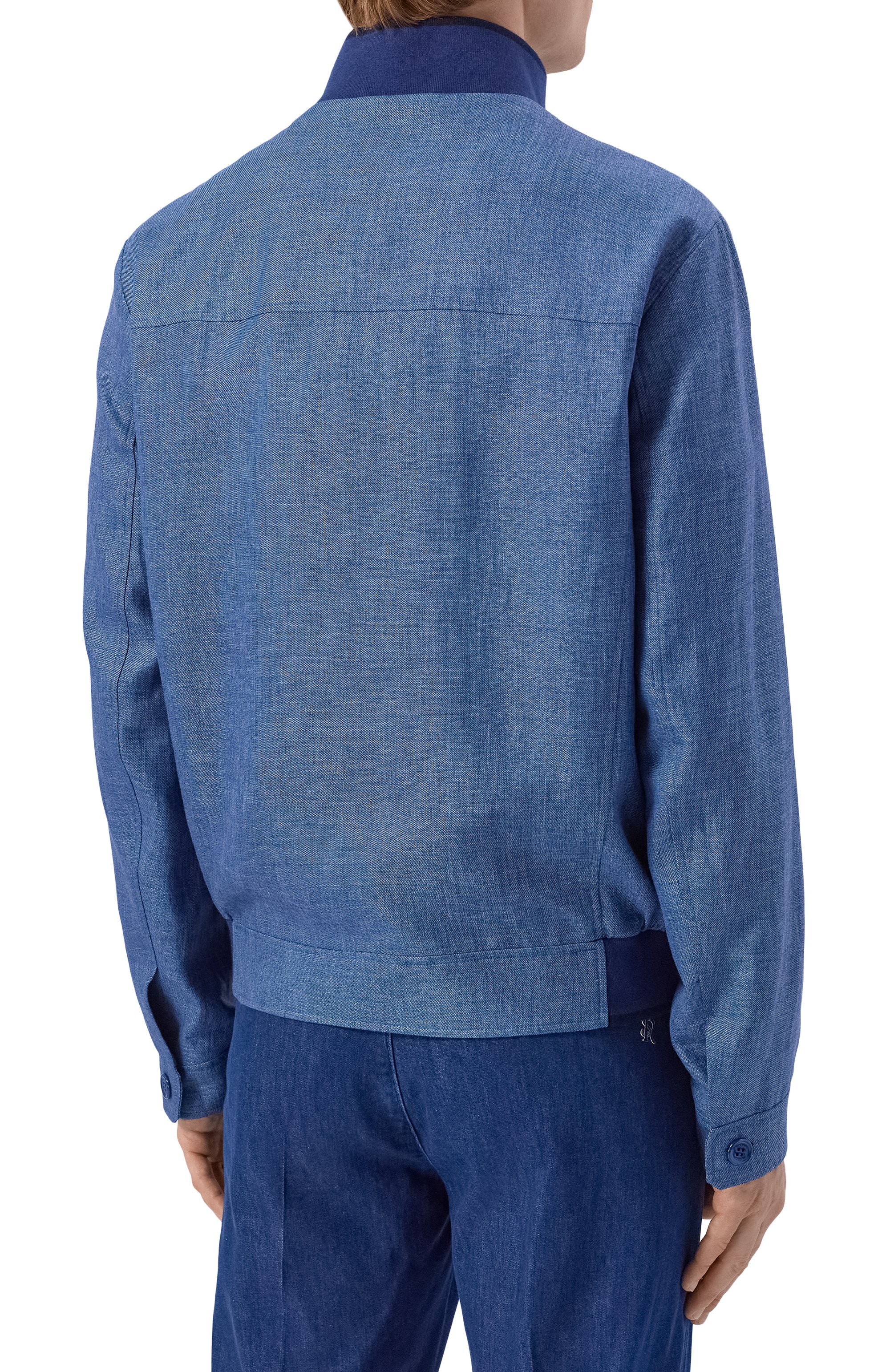 Бомбер из шерсти и льна STEFANO RICCI, арт. M7J6100371/B127HA, фото 4