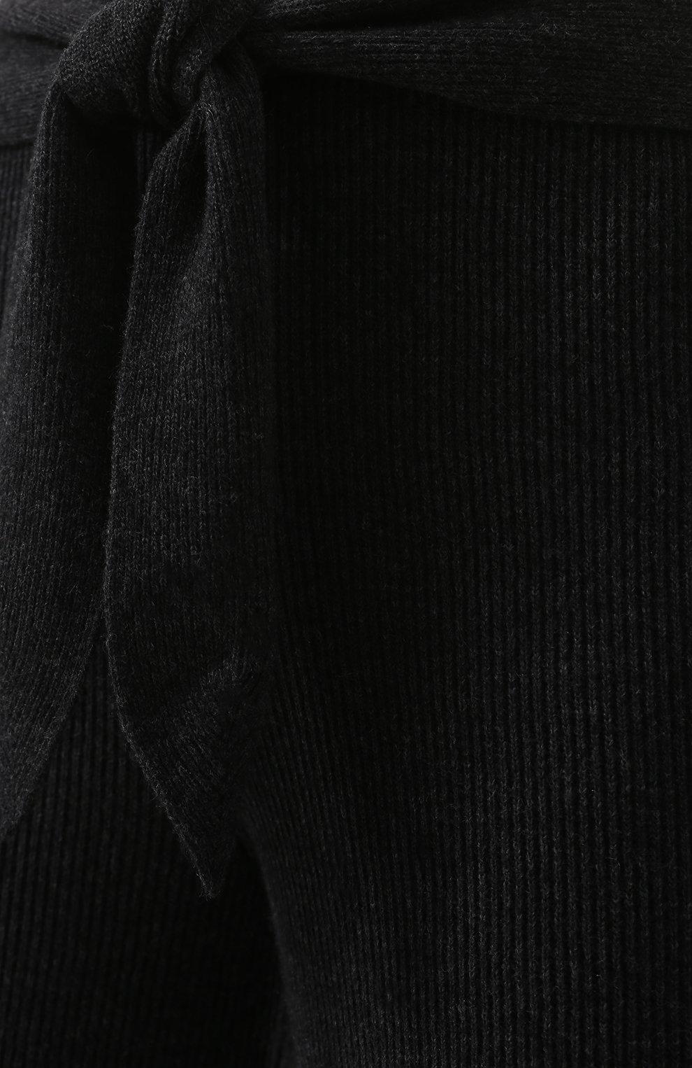 Укороченные вязаные брюки с поясом NANUSHKA, арт. TIGRE_CHARC0AL, фото 5