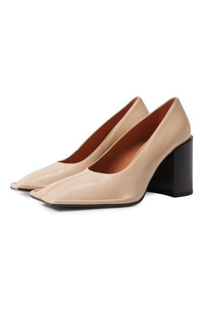 Женские кожаные туфли piped MAISON MARGIELA, арт. S58WL0322/P7684