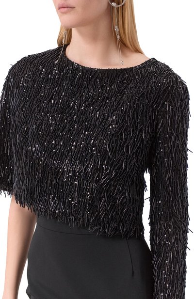 Платье с отделкой бисером и пайетками CHAPURIN, арт. D/20385/28763-М, фото 5