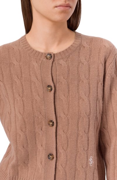 Кардиган из кашемира и шерсти SPORTY AND RICH, арт. CA00365302BE02, фото 5