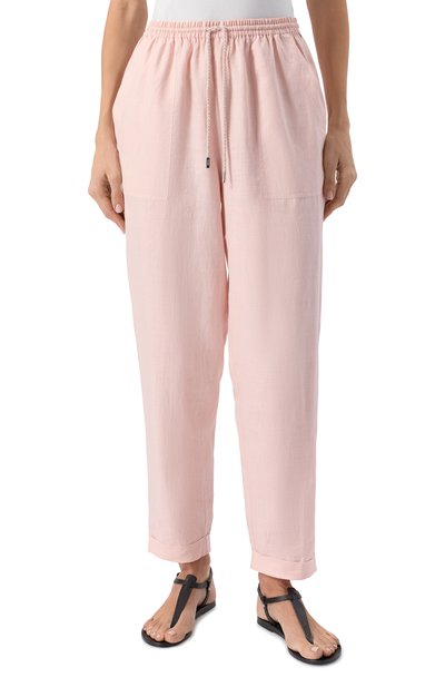 Брюки BOSS ORANGE розового цвета по цене 19950 руб., арт. 50537916, фото 3 Брюки BOSS ORANGE, арт. 50537916, фото 3