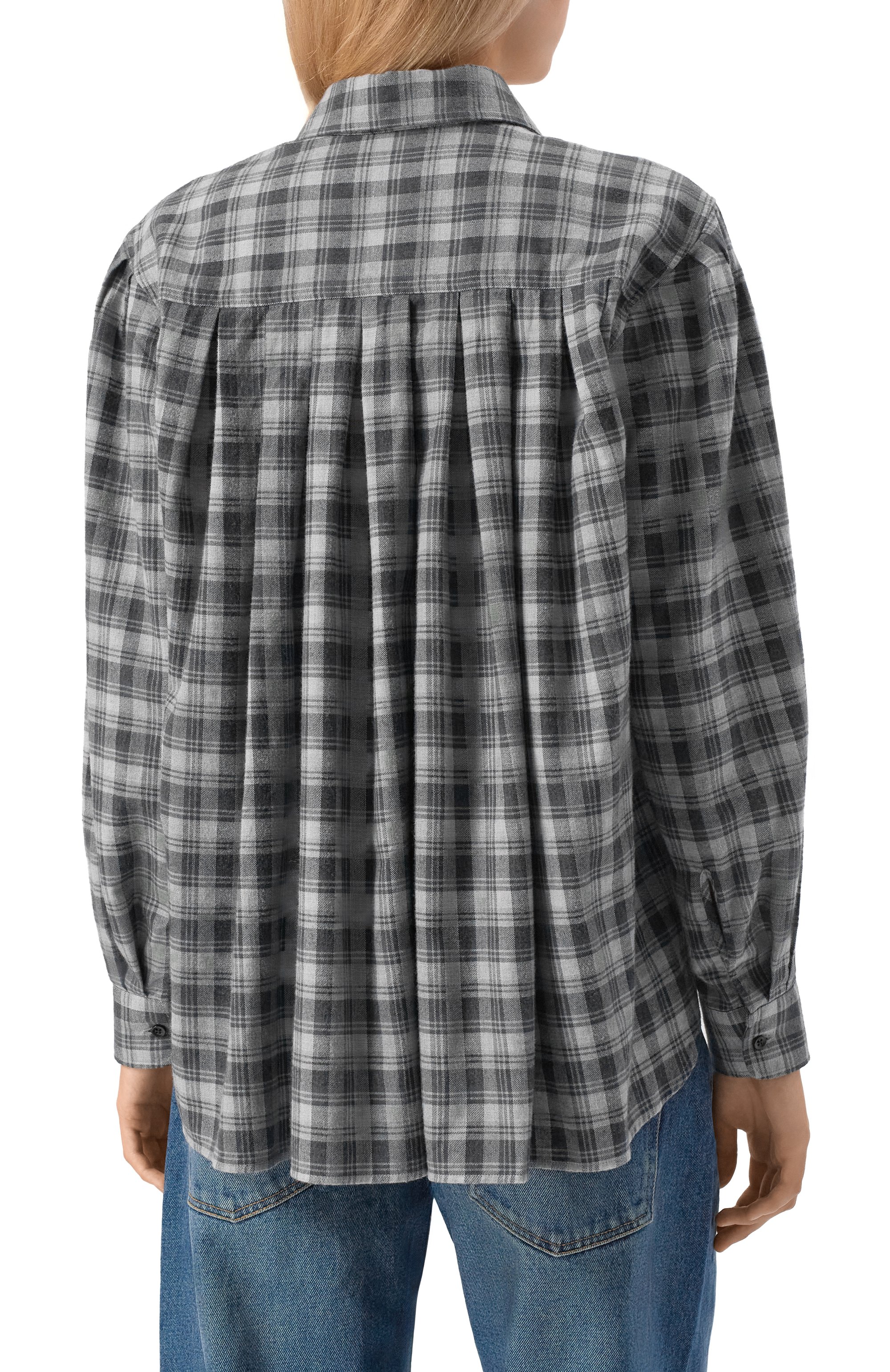 Хлопковая рубашка OFFICINE GENERALE, арт. W25WSHI001, фото 4