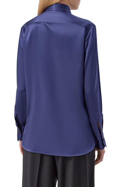 Атласная блузка KITON, арт. D48407, фото 4
