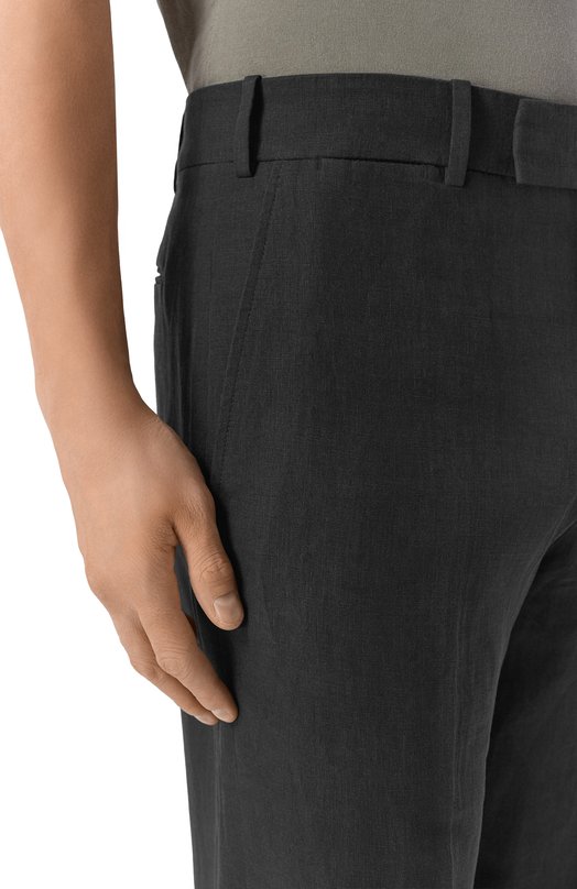 Льняные брюки MVST M25.2MM.T403 Чёрный  M25.2MM.T403 Фото 5