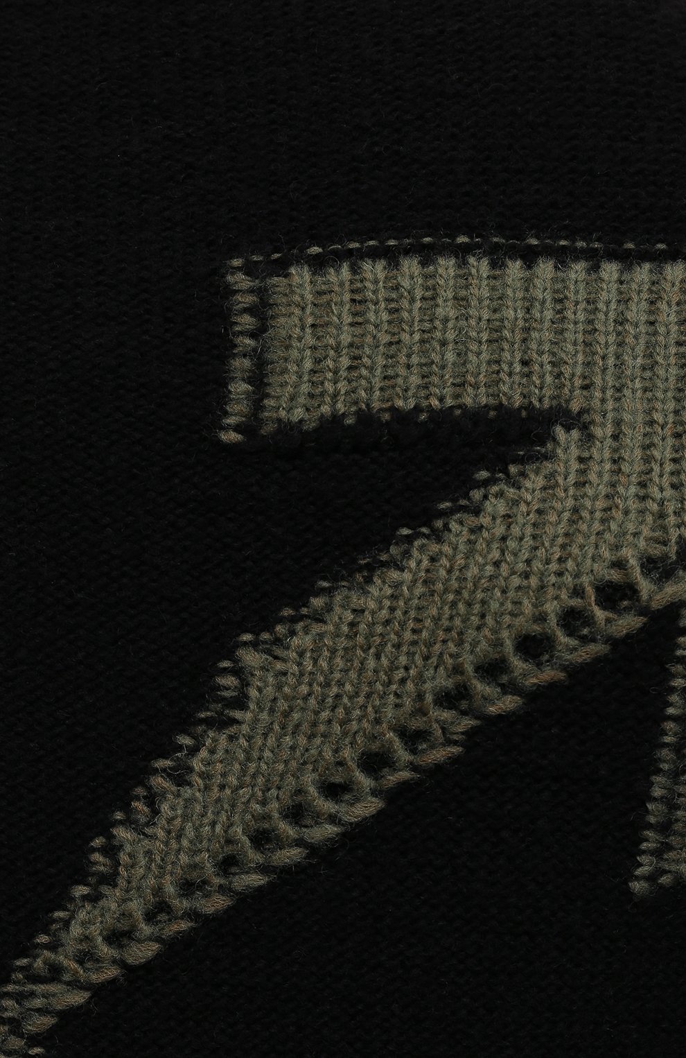 Свитер OFF-WHITE черного цвета по цене 69950 руб., арт. 0MHE088F21KNI001, фото 5 Свитер OFF-WHITE, арт. 0MHE088F21KNI001, фото 5