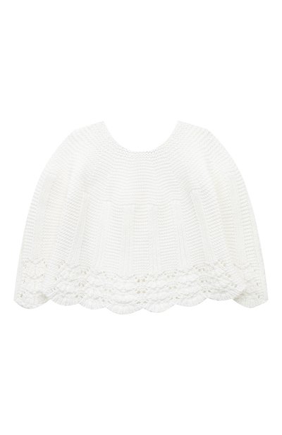 Хлопковый кардиган TARTINE ET CHOCOLAT белого цвета по цене 8995 руб., арт. TU18021, фото 2 Хлопковый кардиган TARTINE ET CHOCOLAT, арт. TU18021, фото 2