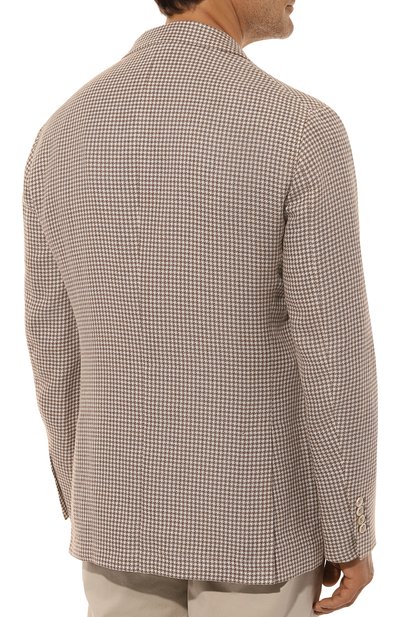 Пиджак изо льна и шерсти BRUNELLO CUCINELLI, арт. MS4607BND, фото 4