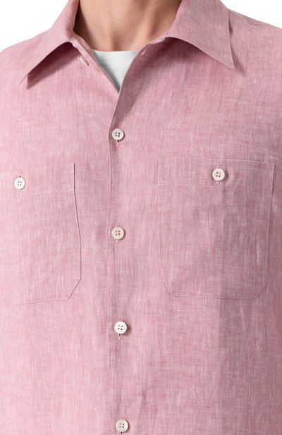 Льняная рубашка BRUNELLO CUCINELLI, арт. MM6840658, фото 5