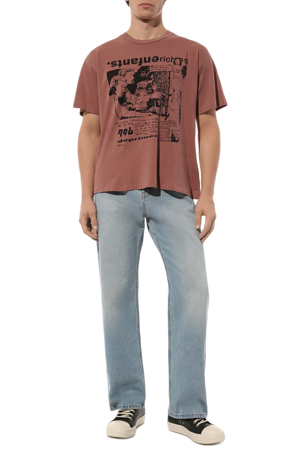 Хлопковая футболка ENFANTS RICHES DEPRIMES, арт. 010-750, фото 2